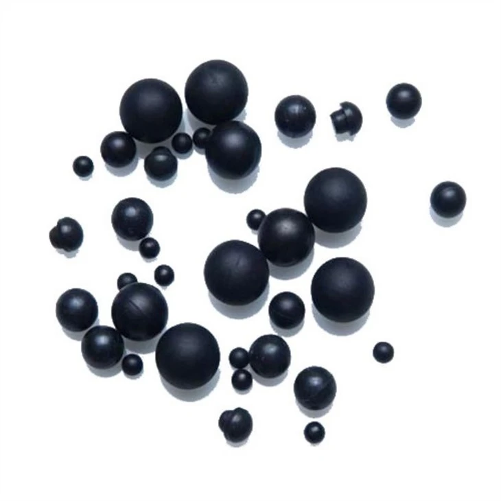 small black rubber seal ball