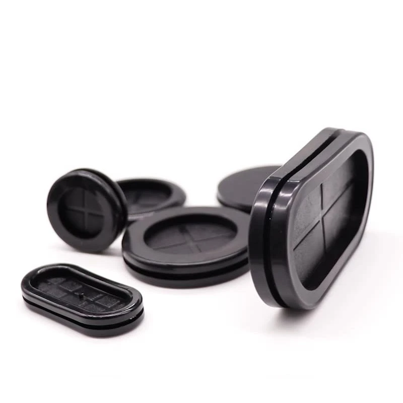 Oval Rubber Cable Grommet